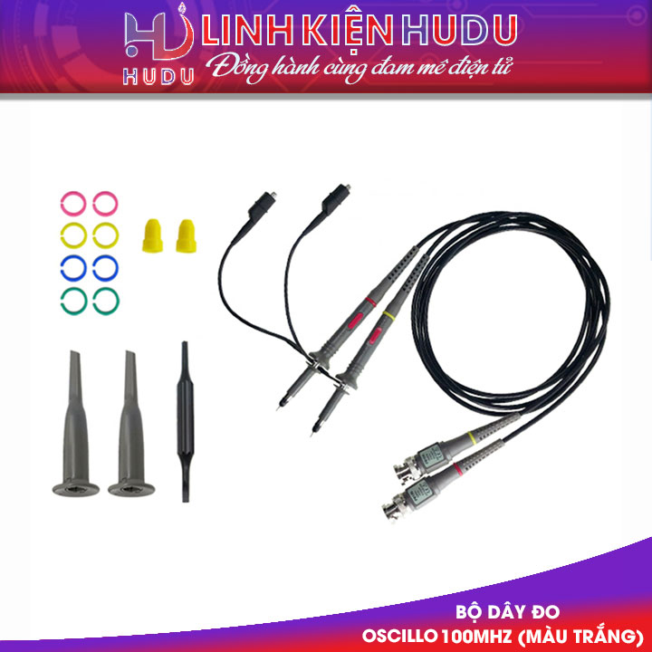 Bộ dây đo Osillo 100mHZ (màu trắng)